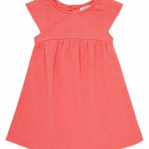 Kurzarm Musselin Kleid Neela mit Flügelärmel