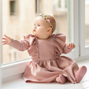 Kleid Pure Rose Langarm