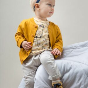 Gestreiftes Langarmshirt Nice Day