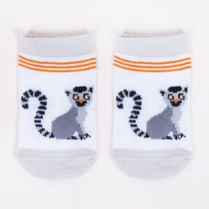 Weiße Babysocken Lemur