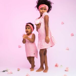 Gestreiftes Sommerkleid