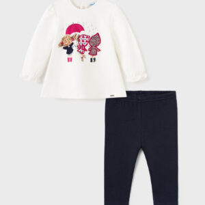 Set Leggings/Langarm Shirt