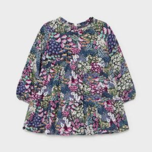 Bedrucktes Langarm Kleid Viella