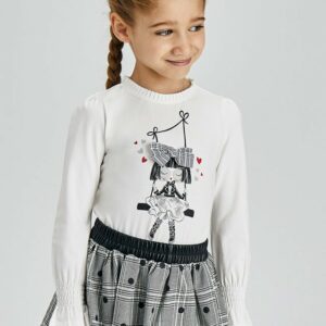 Langarmshirt Puppenmotiv