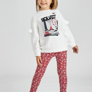 Set Langarmshirt/Leggings Squad