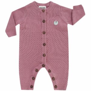 Strick Overall Sweet Home Dunkelrosa