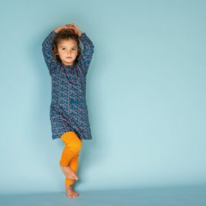 Buntes Langarm Kleid Pilvi