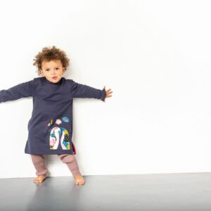 Langarm Schlupfkleid Lai