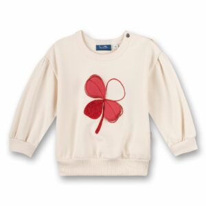 Sweatshirt mit Blumen Motiv