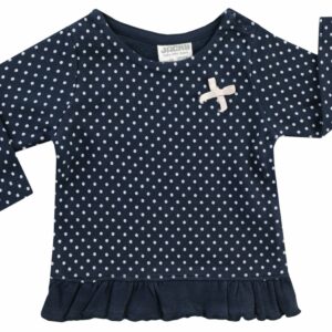 Gepunktetes Langarm Shirt