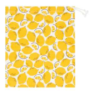 Baumwollbeutel mit Zitronen-Motiv