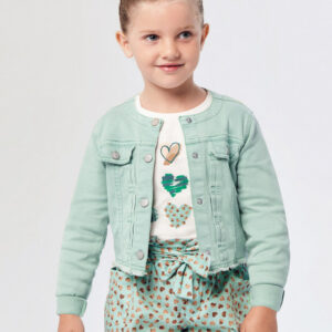 Twill-Jacke Jadegrün