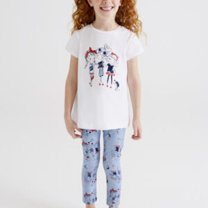 Set Kurzarmshirt/Leggings Mädchen