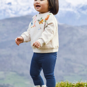 Set Langarmshirt/Jeggings Mädchen im Herbstwald