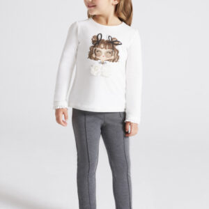 Buntfaltenhose mit Schleifen