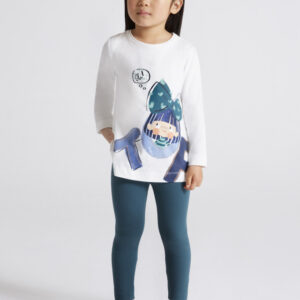 Set TOP 3-teilig 1 Langarmshirt/2 Leggings