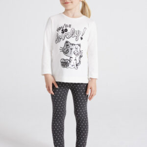 Set Langarmshirt und Leggings You're so lovely