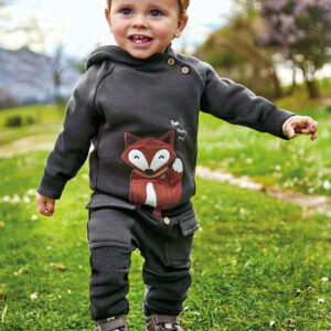 Kapuzen Sweatshirt Fox Happy Day