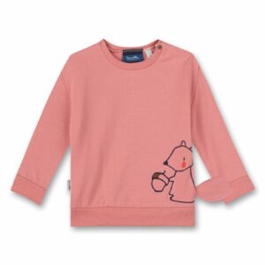 Langarm Sweatshirt Sweet Squirrel Rosa