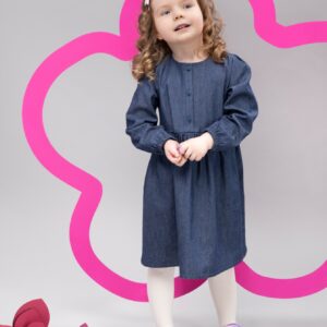 Langarm Jeanskleid Romantic