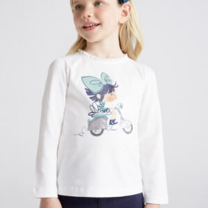 Langarmshirt Motorroller